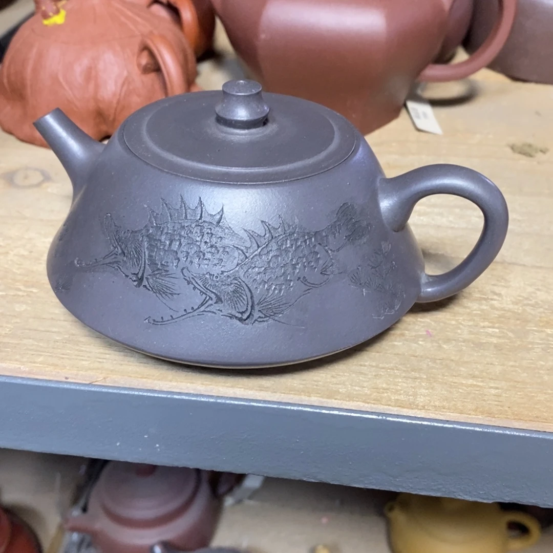 紫砂茶壶原矿手工70