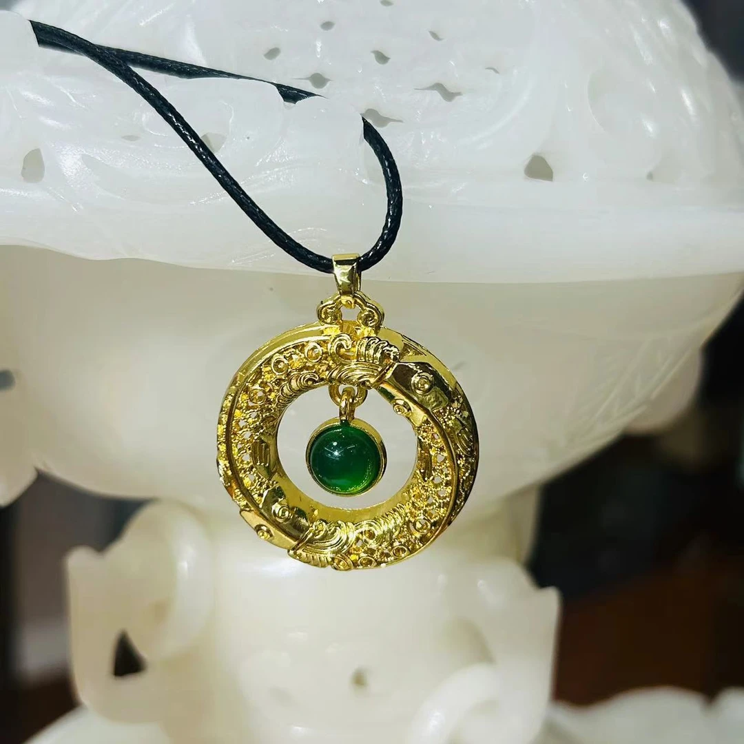 天然珠宝玉石灵动鱼吊坠399