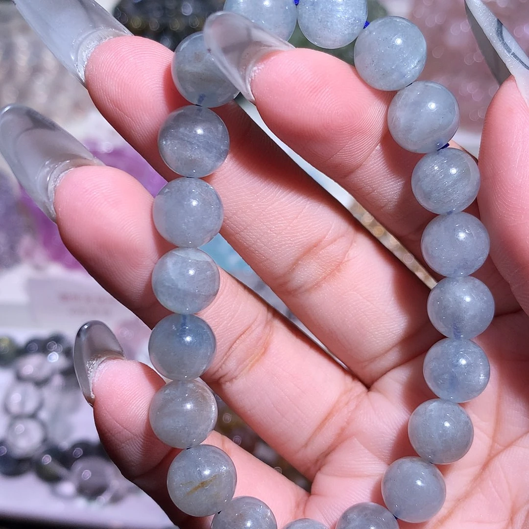 未镶嵌手链水晶海蓝宝10