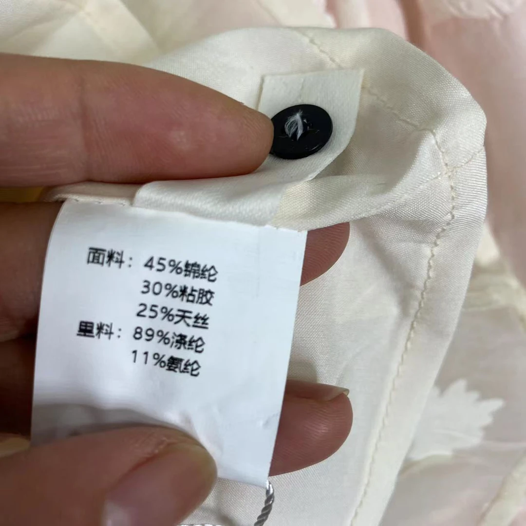 百搭新中式夏季法式印花小衫C7920