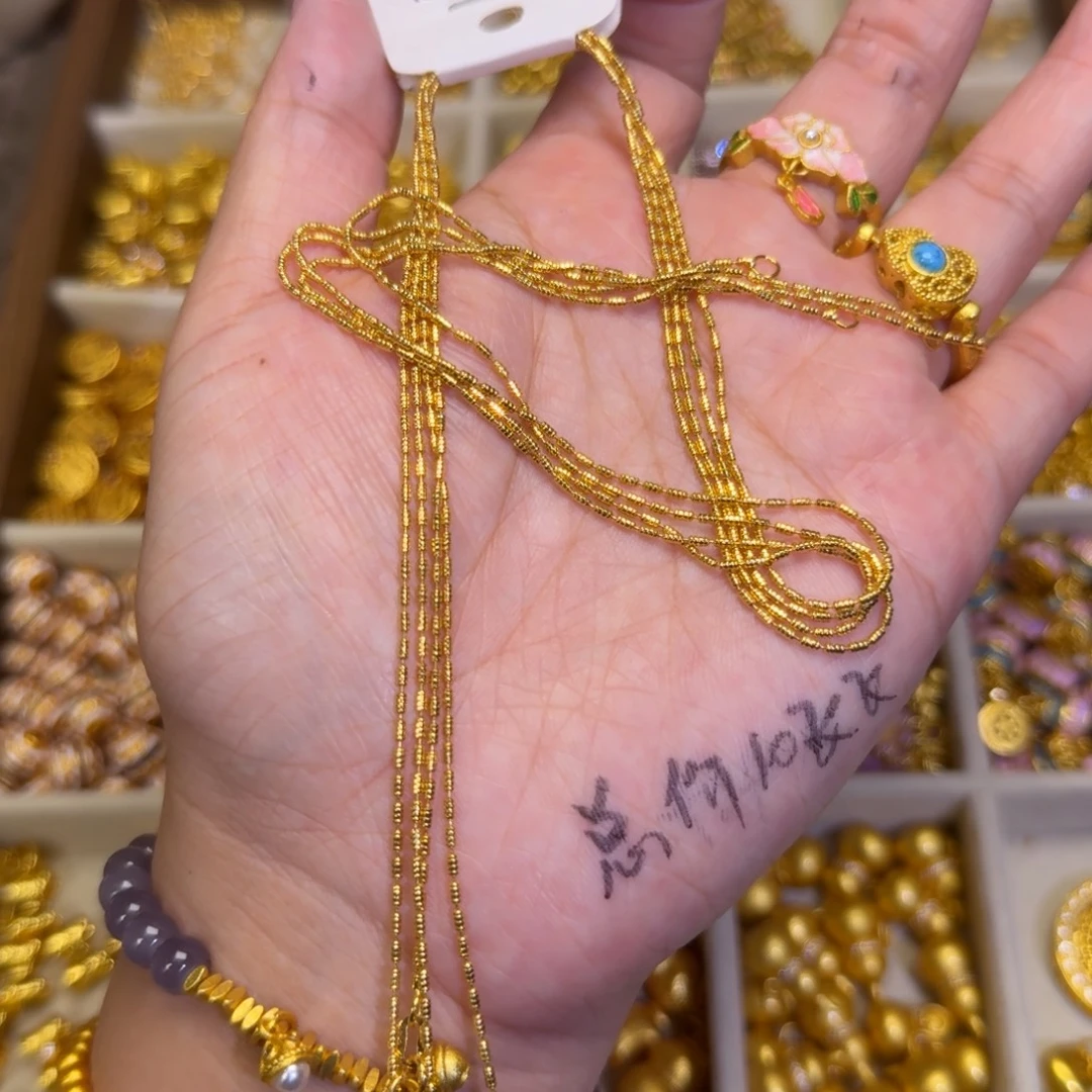合金精工玉米项链1条
