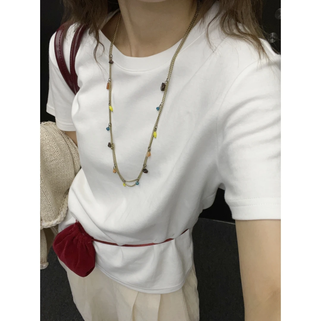 板板正正基础款黑白TEE人手两件入
