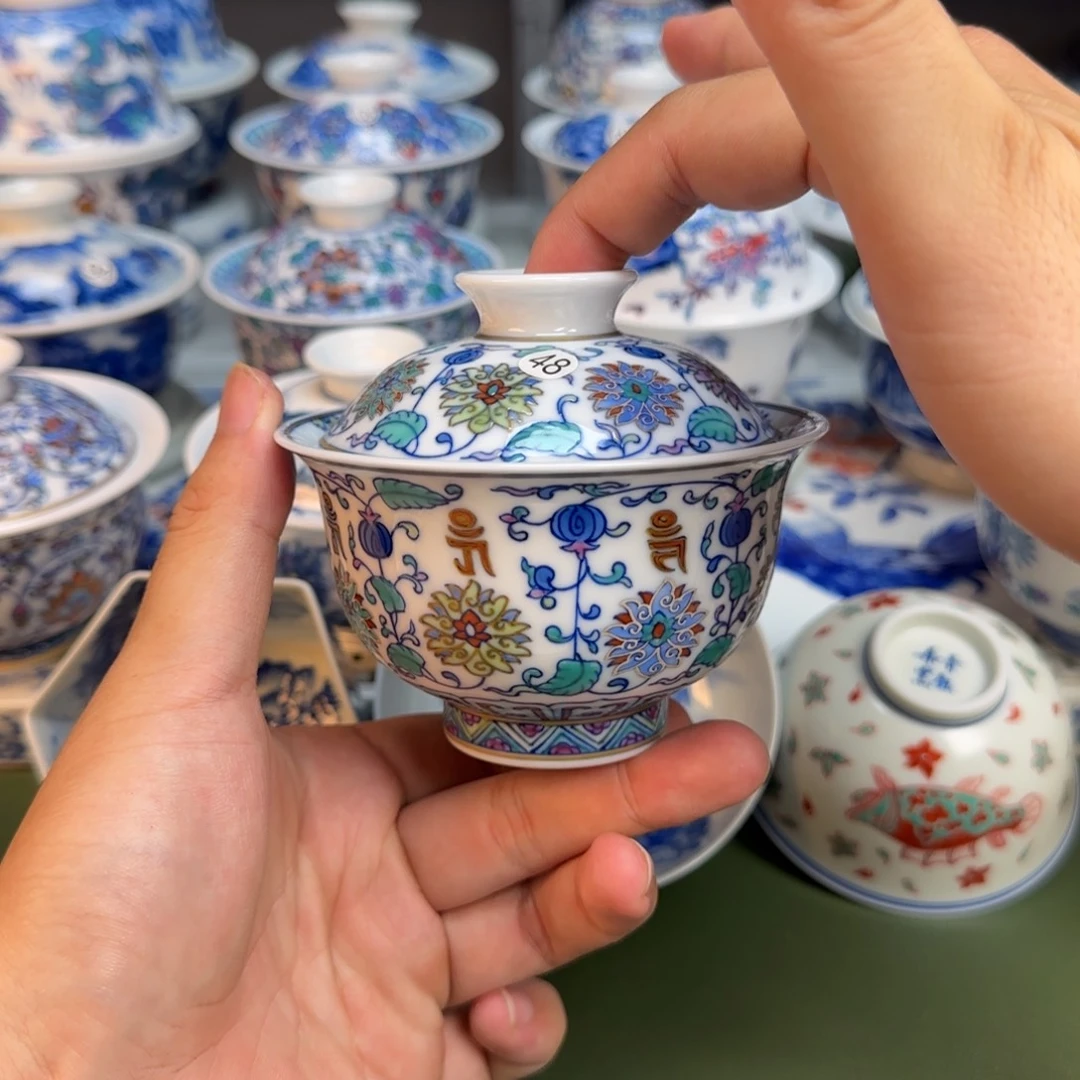 彦祖纯手工手绘茶具48