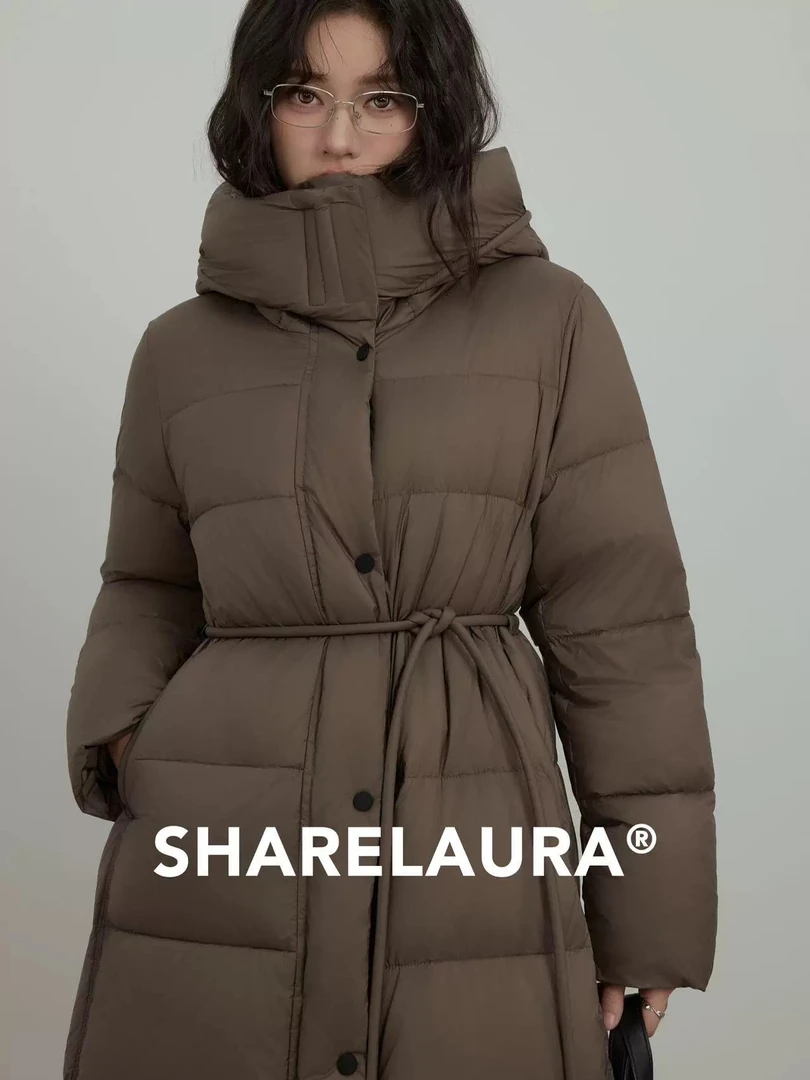 90白鹅绒长款加厚女款8097