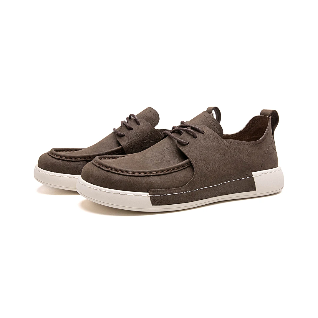 BL-88100男士休闲百搭舒适时尚复古低帮透气手工英伦系带休闲鞋