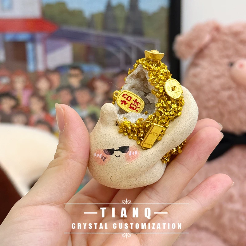 意外之喜小精灵桌面摆件