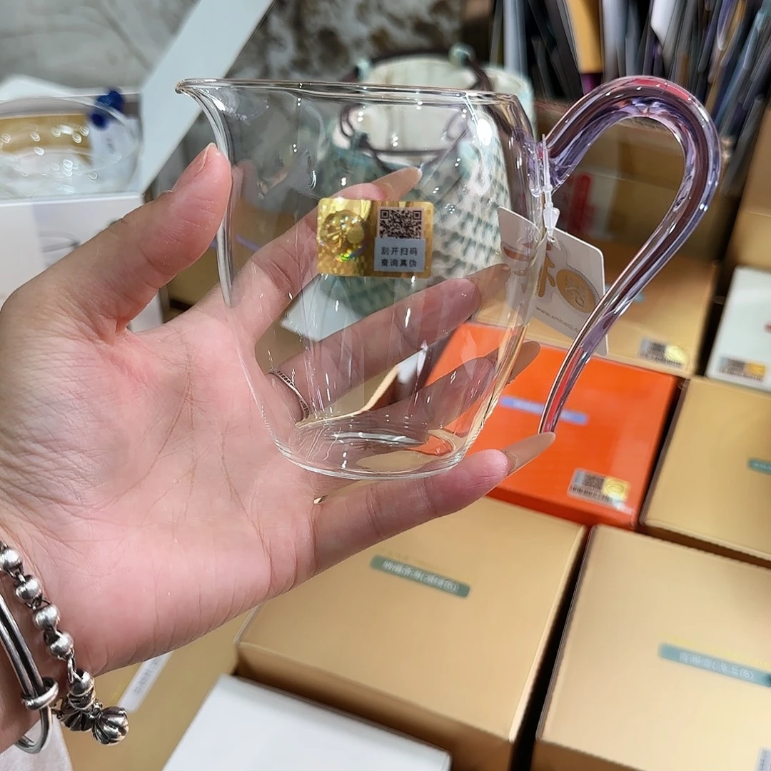 禾器浅紫色怡然公道杯