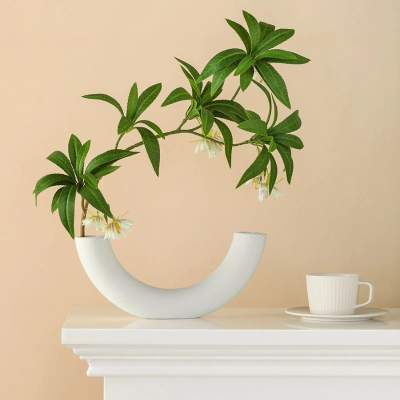 仿真绿植水石榕假花摆设客厅高端摆花花艺摆件餐桌装饰花卉轻奢