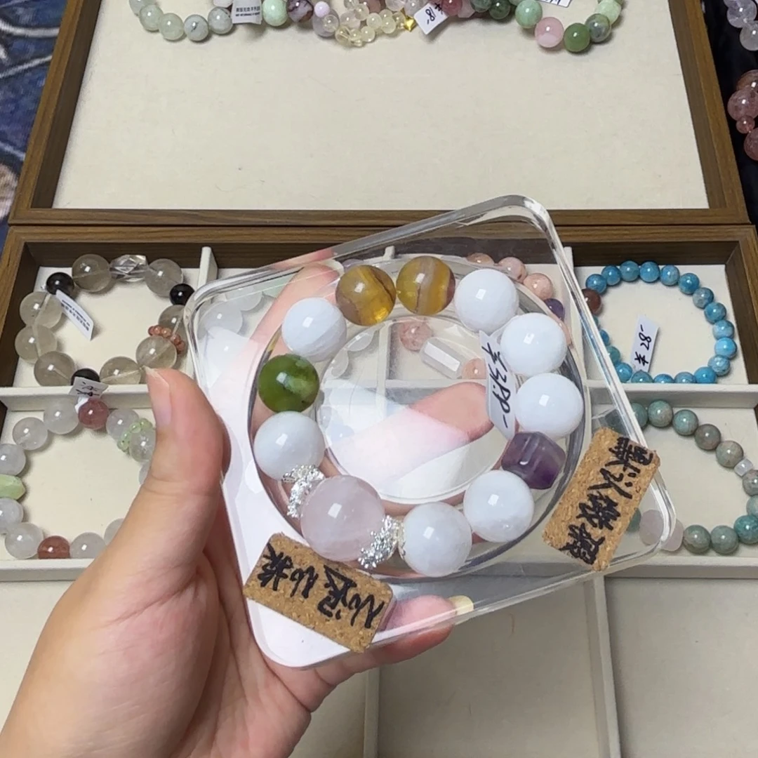 几***许未镶嵌水晶手串104号白幽灵