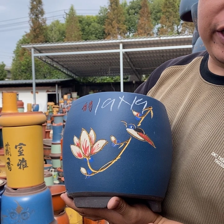 紫砂花盆紫砂花盆盆栽花卉苗木种植