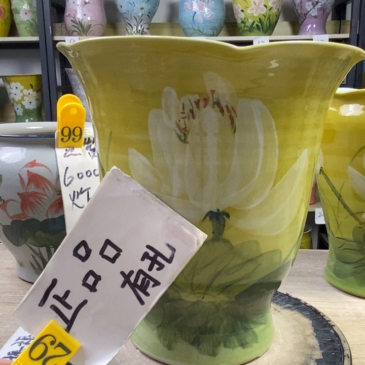 景德镇高温陶瓷花盆