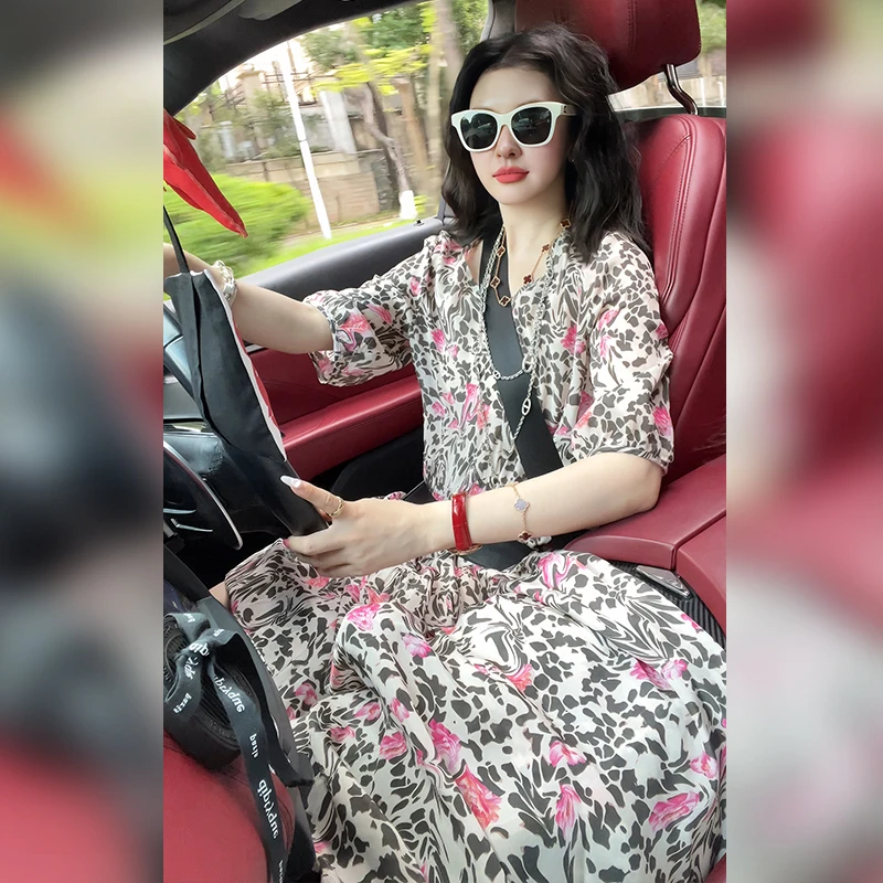 【Linda姐高端线】夏季新款时尚优雅气质法式连衣裙子AS5LYH0529