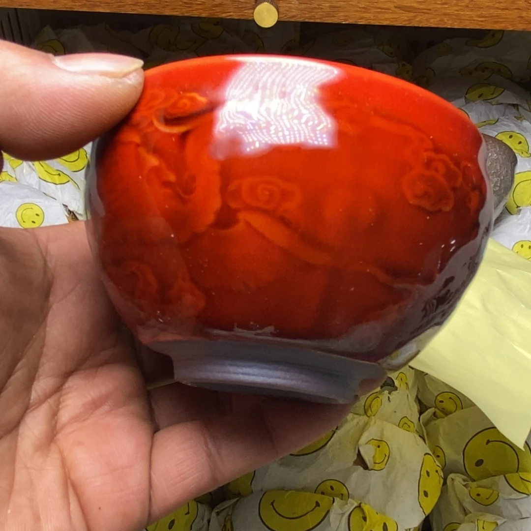 茶盏向*花建盏喝茶主人杯茶杯