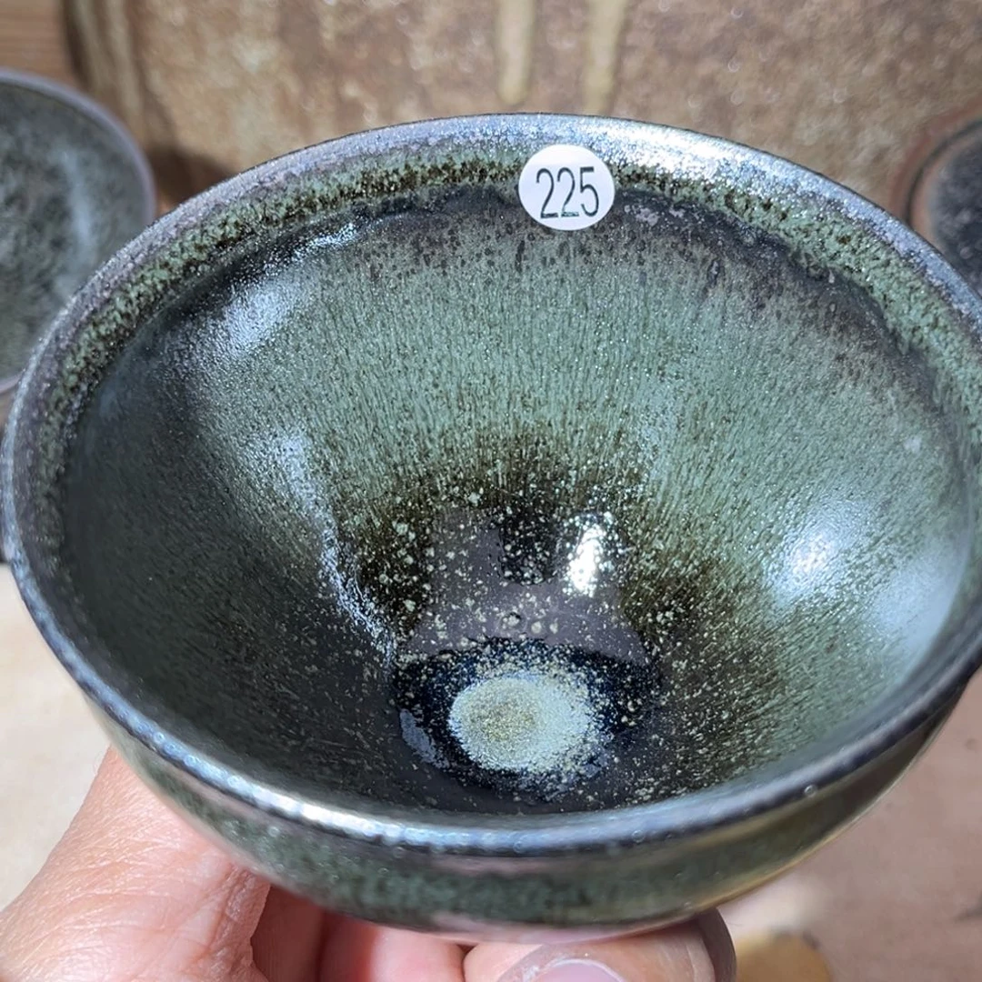 茶盏义兴龙窑坚持真柴烧微瑕