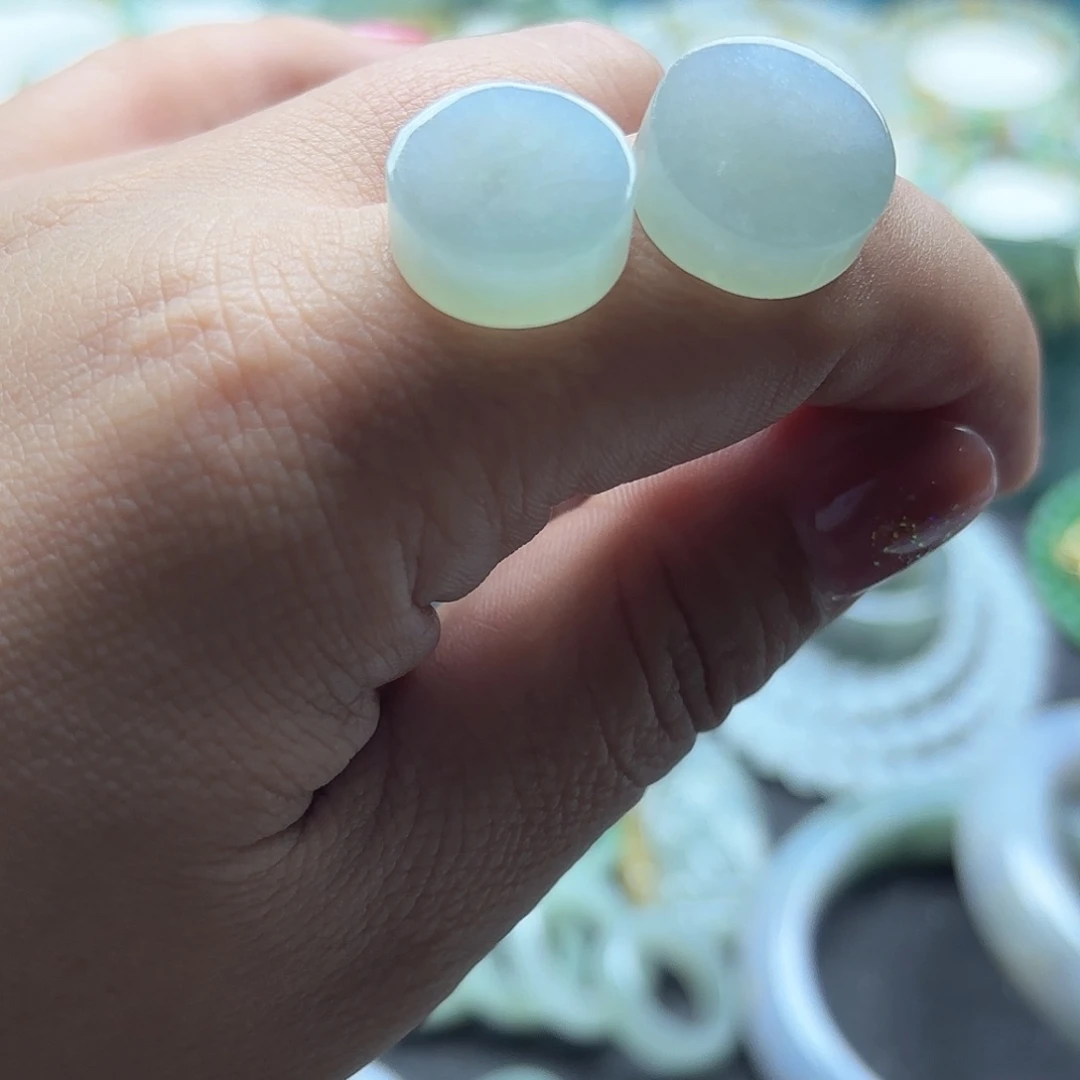 翡翠未镶嵌挂件平安牌