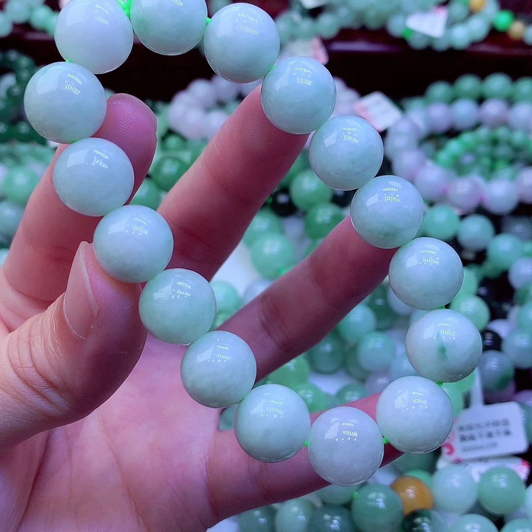 翡翠未镶嵌毛衣链