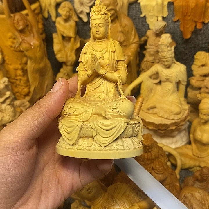 黄杨木黄杨木瑕疵观音