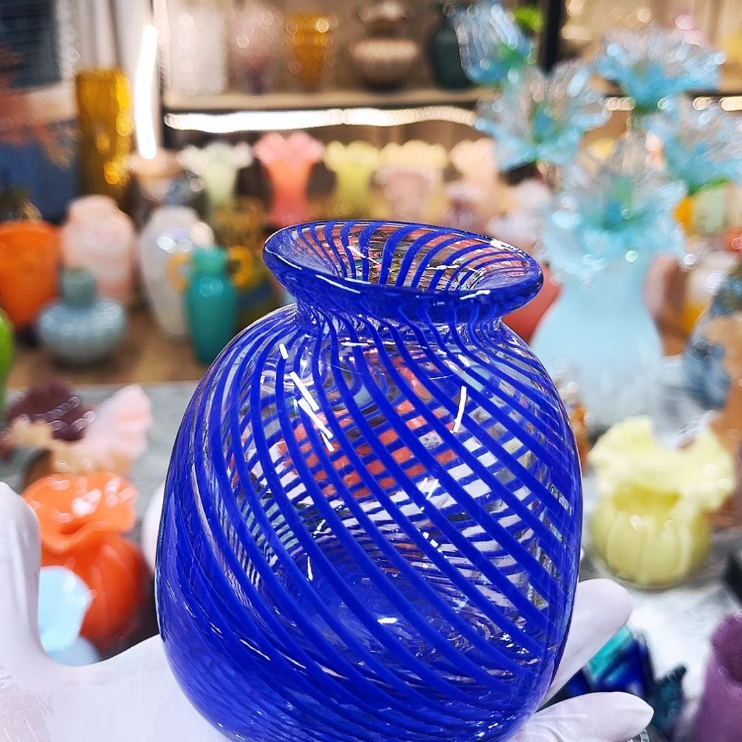 琉璃花瓶家悦琉璃工艺品不完美