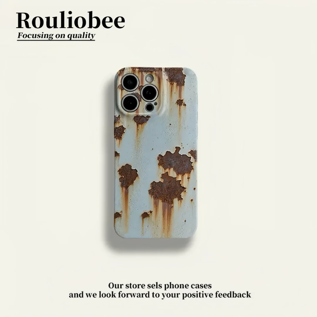 BANCA锈迹斑斑适用苹果16/15/13菲林手机壳华为P70oppo小米14vivo