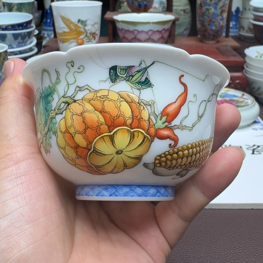 景德镇手工手绘展示