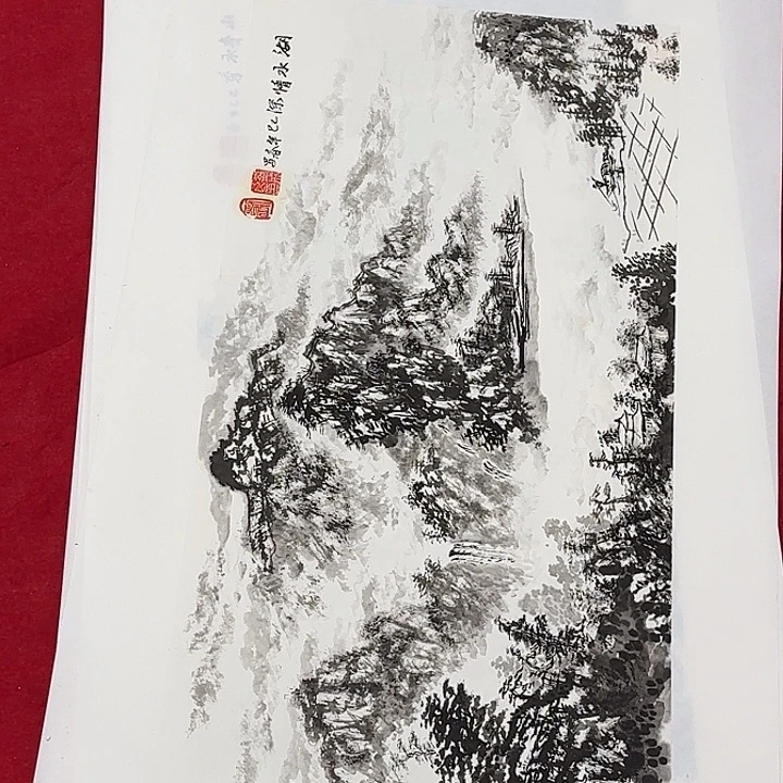 国画花鸟的翅膀和翅膀是