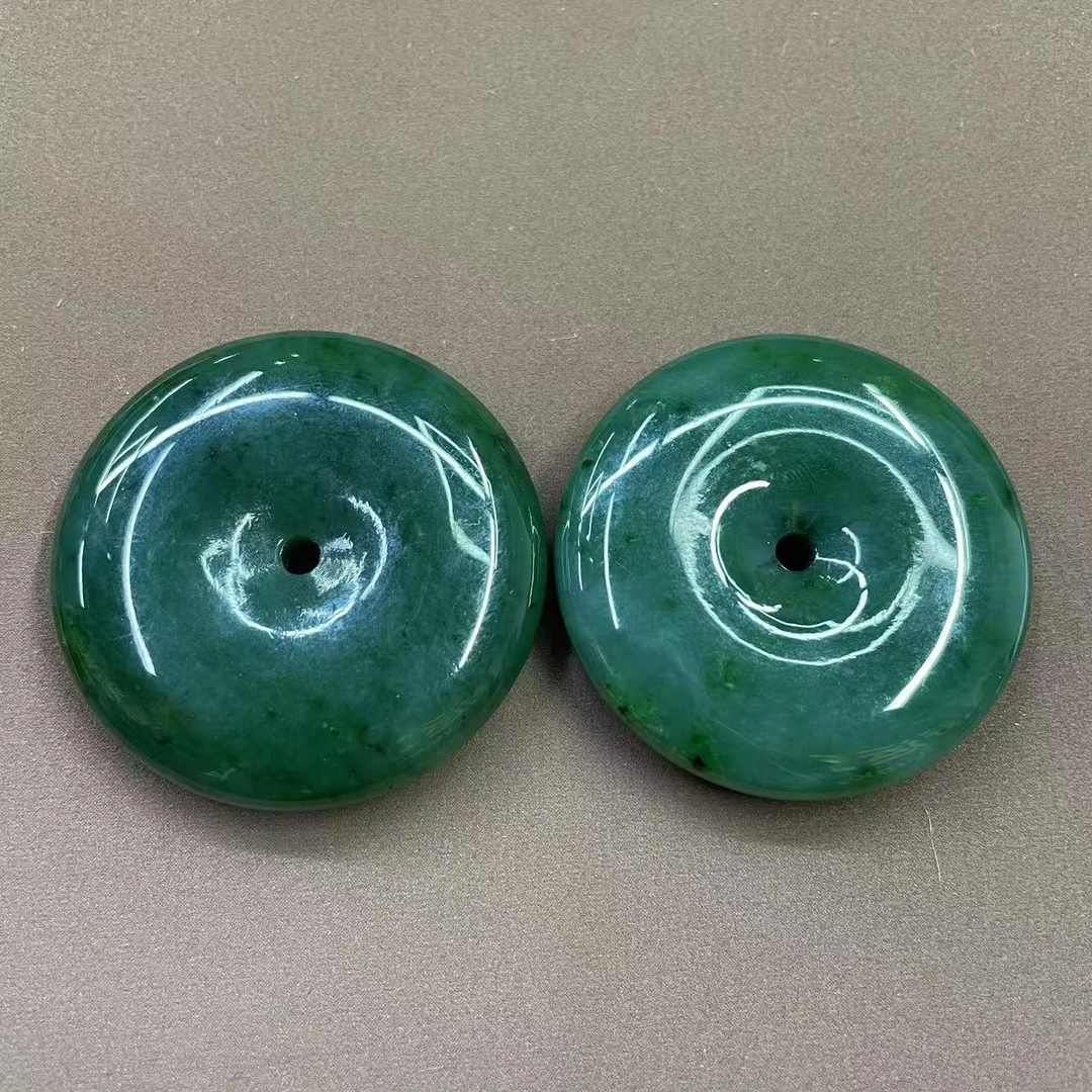 和田玉碧玉平安扣吊坠（颜色微区多样性发货拍一发一）