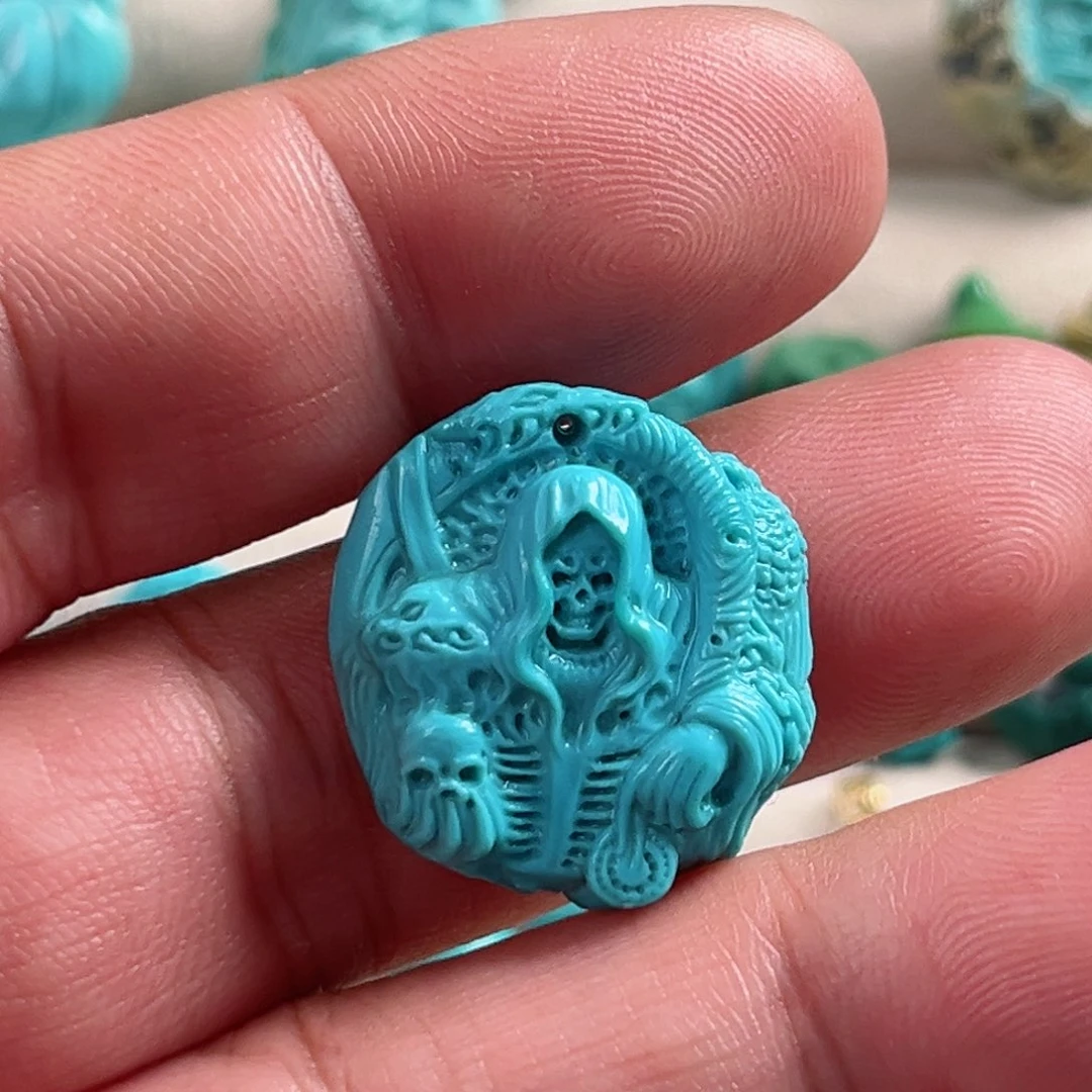 绿松石未镶嵌配饰