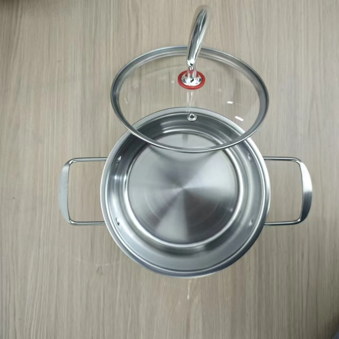 【商超版】20cm全钢马尾盖双耳锅【汤姆粉丝专属】2024新品上市网红创