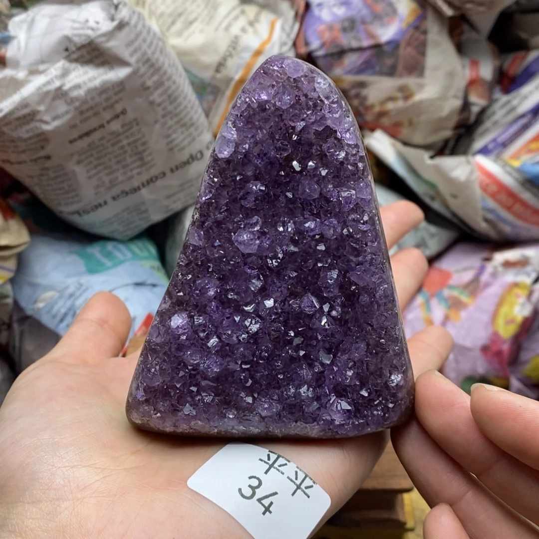 紫晶乌拉圭未镶嵌