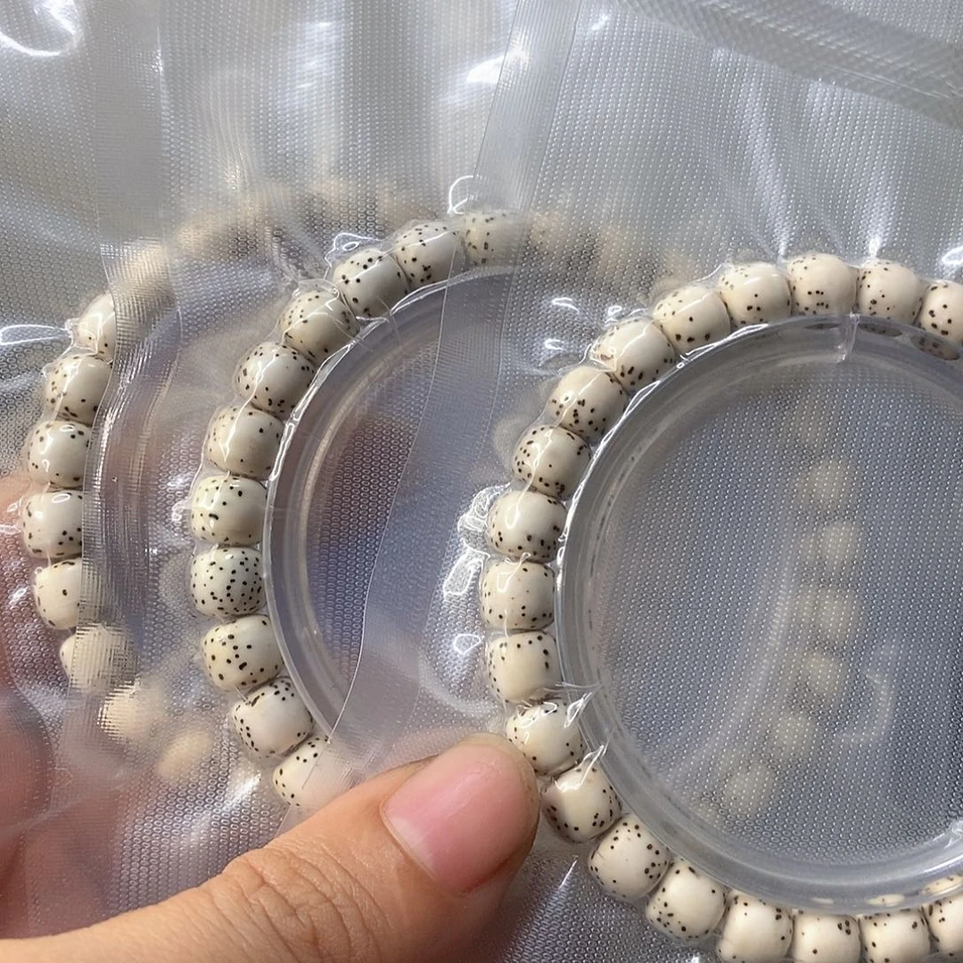 星月菩提吊坠A10原白河豚8*7单