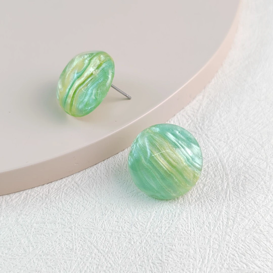 XUPING/旭平首饰 不锈钢亚克力耳饰  春日焕新耳钉GDJ T001069297