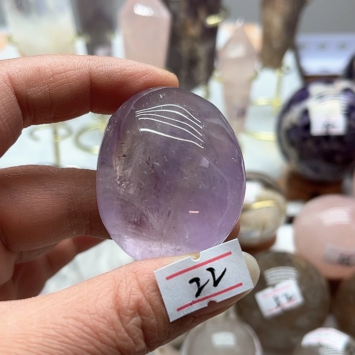 紫晶69克紫水晶把玩未镶嵌