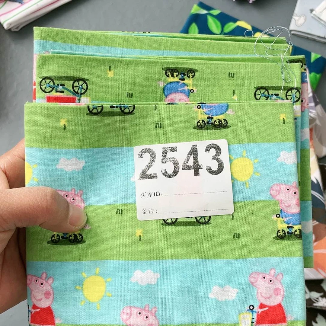 3片纯棉平布45.50一片果子布艺