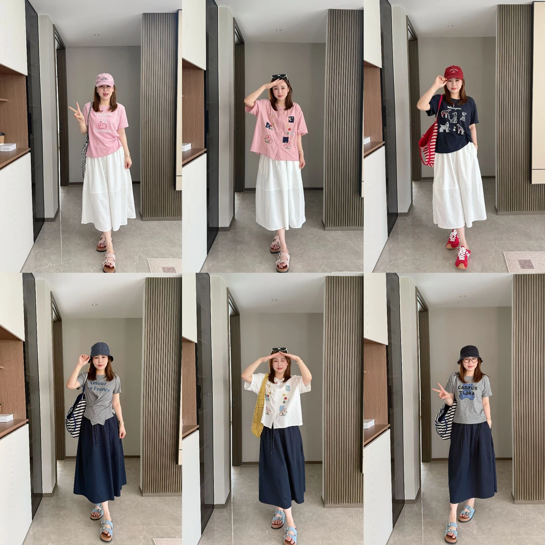 青青·STUDIO〖茧型花苞裙〗夏款定制大码显瘦茧型花苞裙S2501383