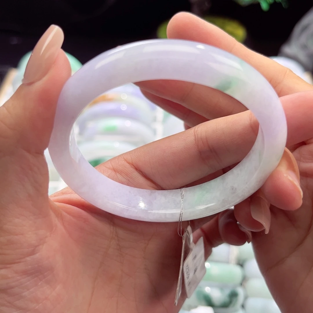 未镶嵌手链翡翠雅56圈口贵妃