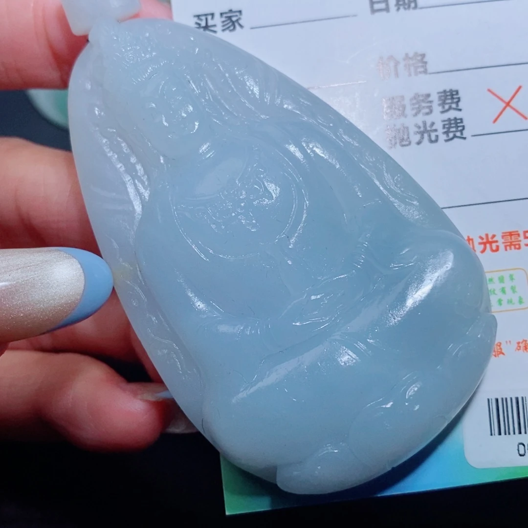 定制翡翠未镶嵌定制毛货翡翠挂件