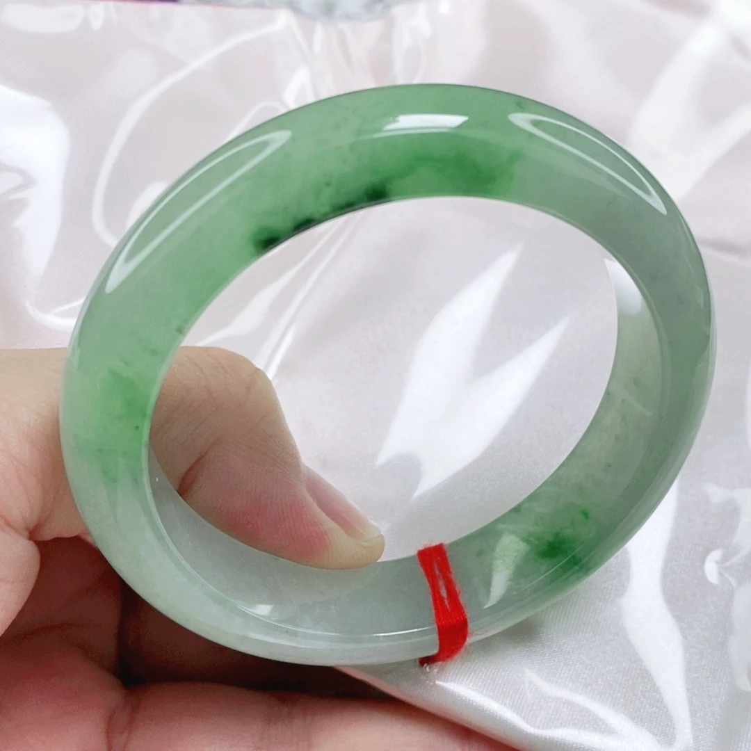 未镶嵌手镯翡翠55.4圈口高货