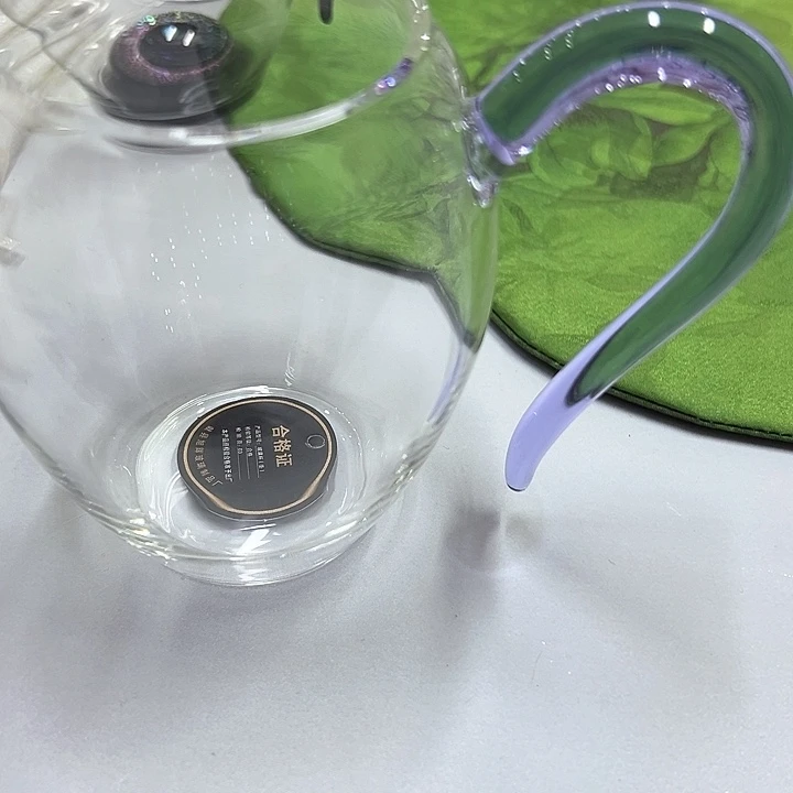 紫色把手公道杯一只装