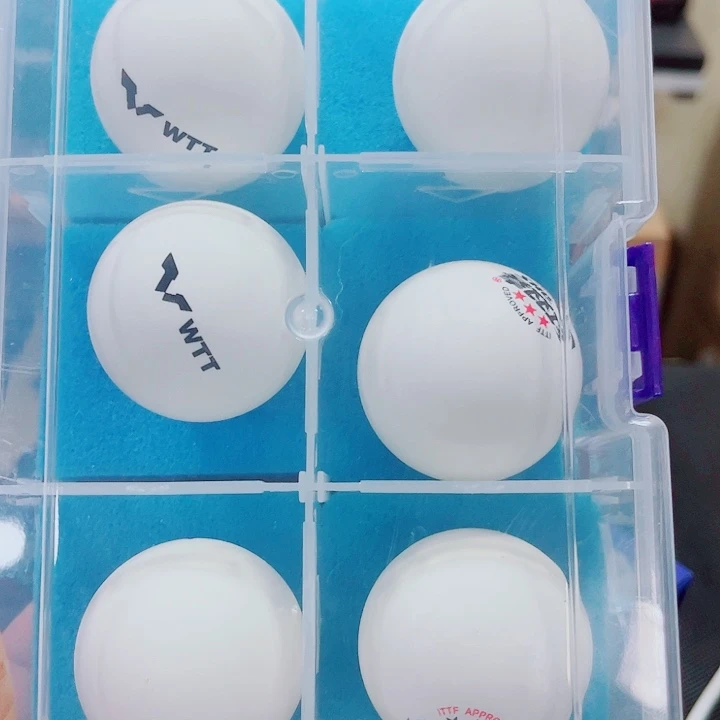 吕***布红双喜乒乓球分装组合6个