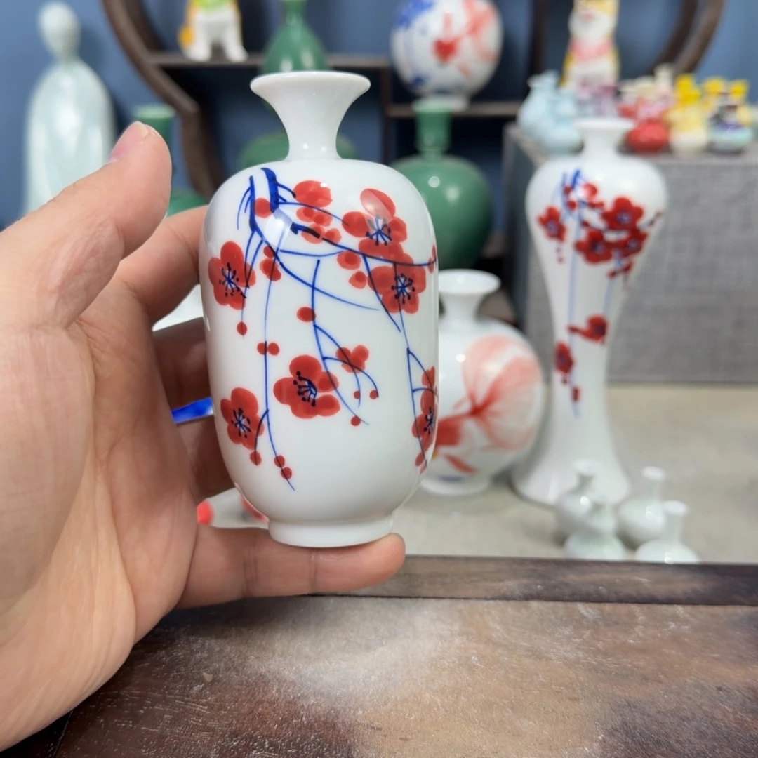陶瓷手工小花器摆件