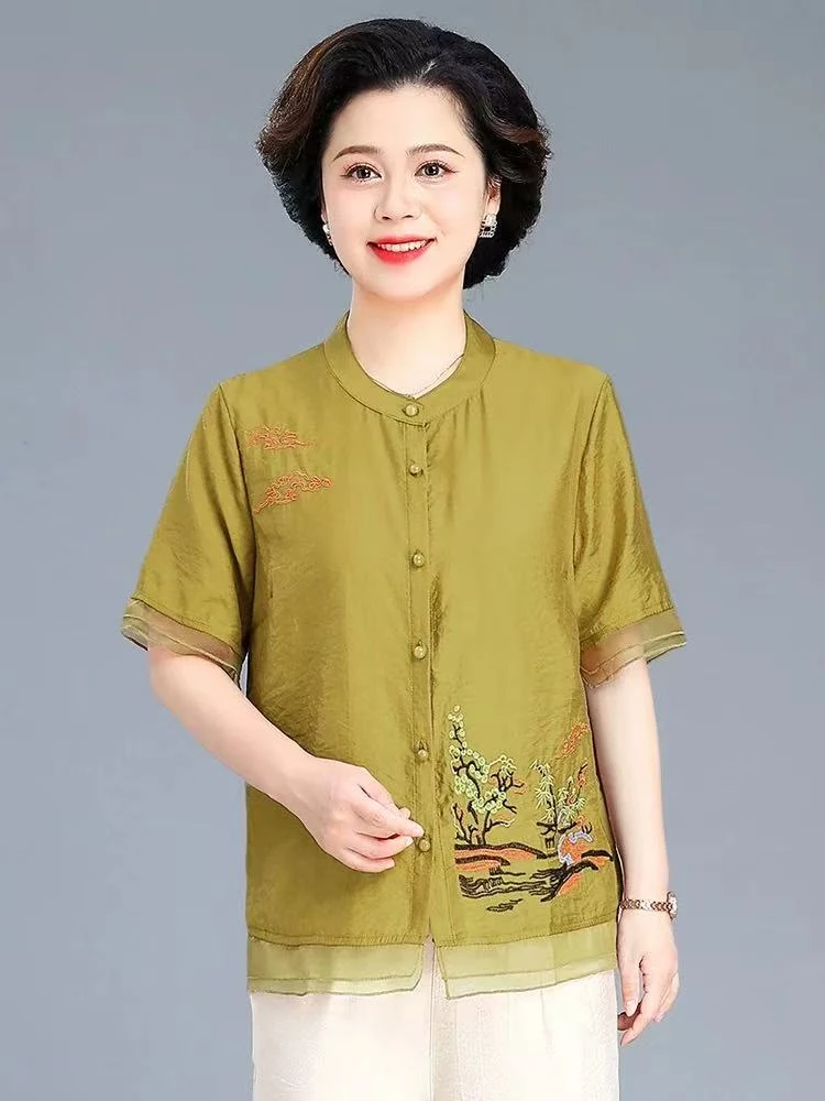 S8810   显瘦夏季百搭气质时尚文艺女装休闲宽松小衫