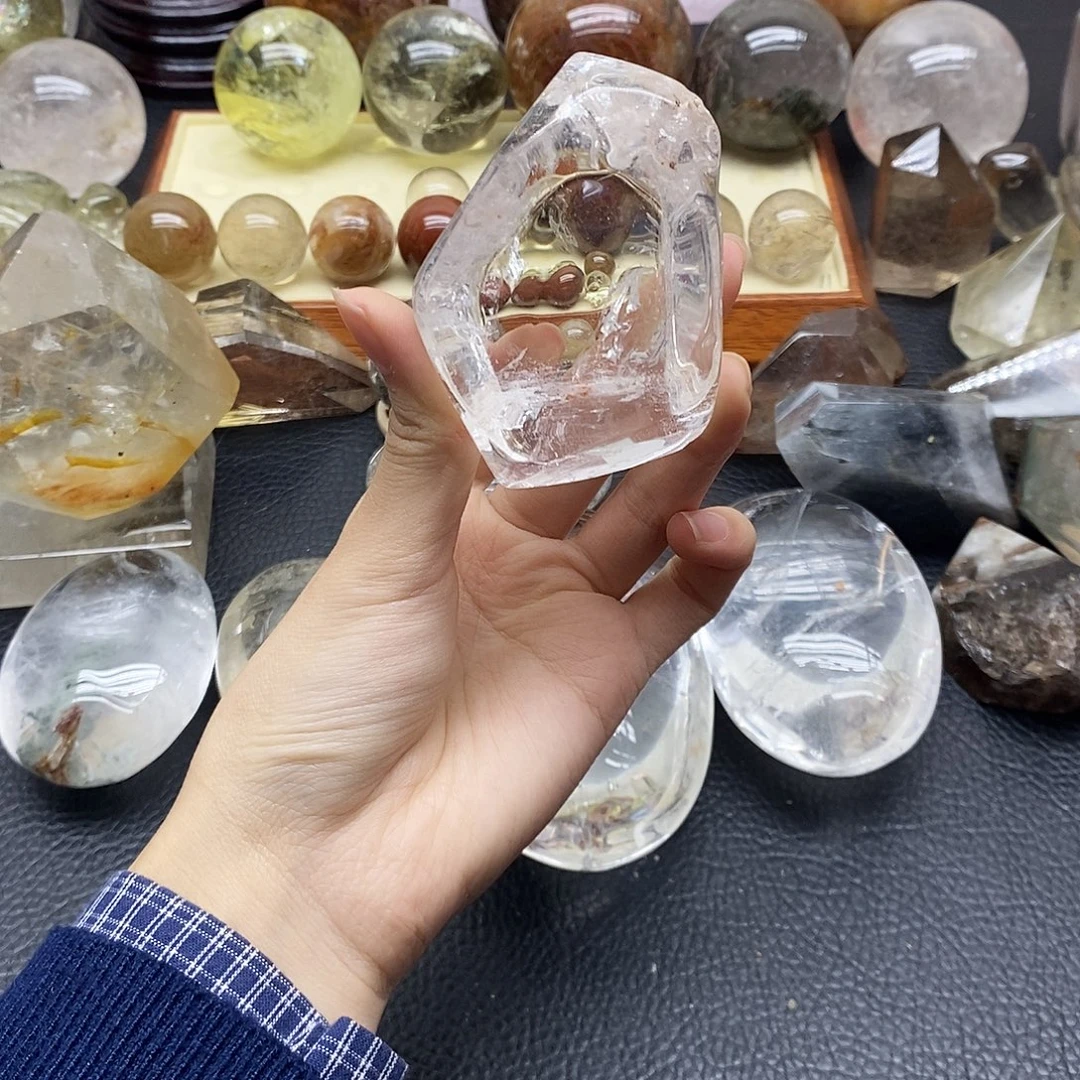 珠宝半成品水晶未镶嵌151水晶石