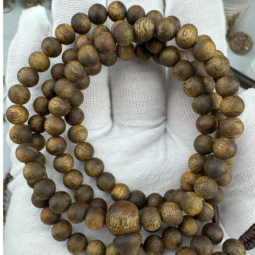 沉香奇楠沉香手串圆珠多圈多样性发一