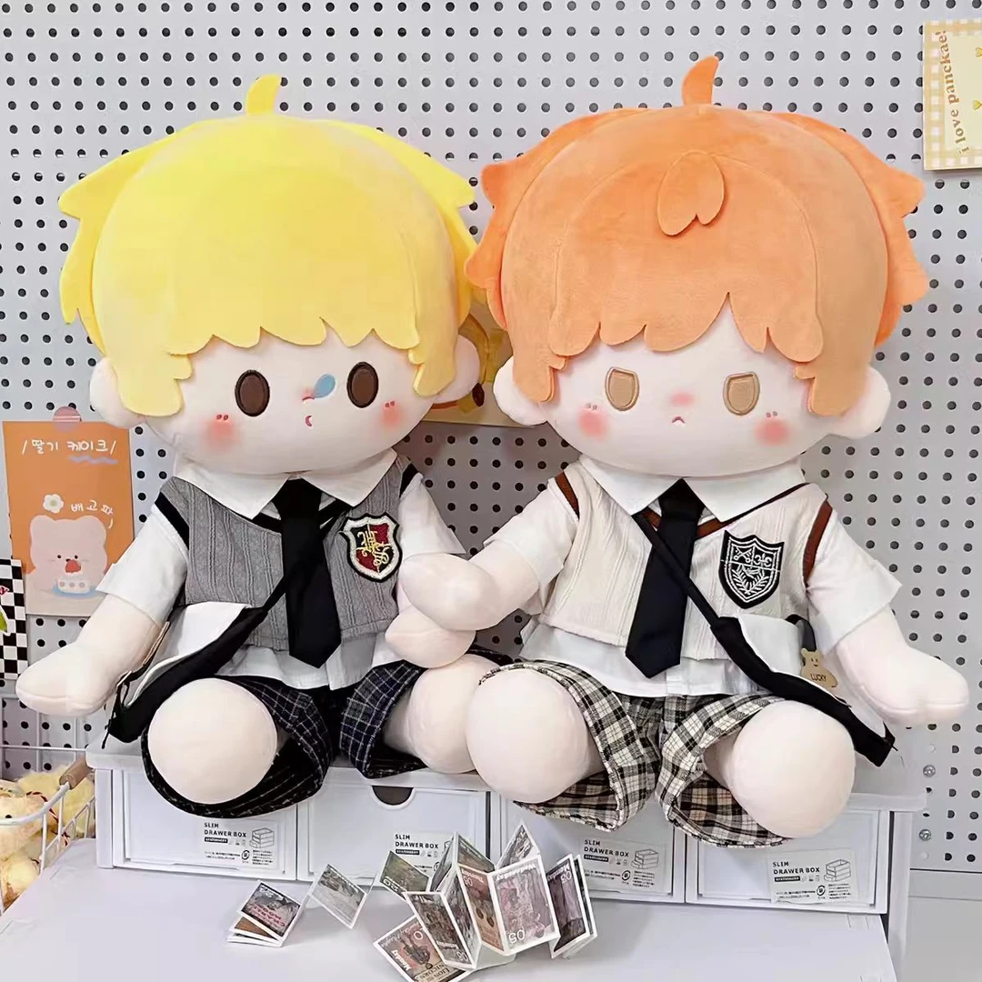 40cm娃衣棉花娃娃学院风无属性一番赏可爱坐姿娃衣套装