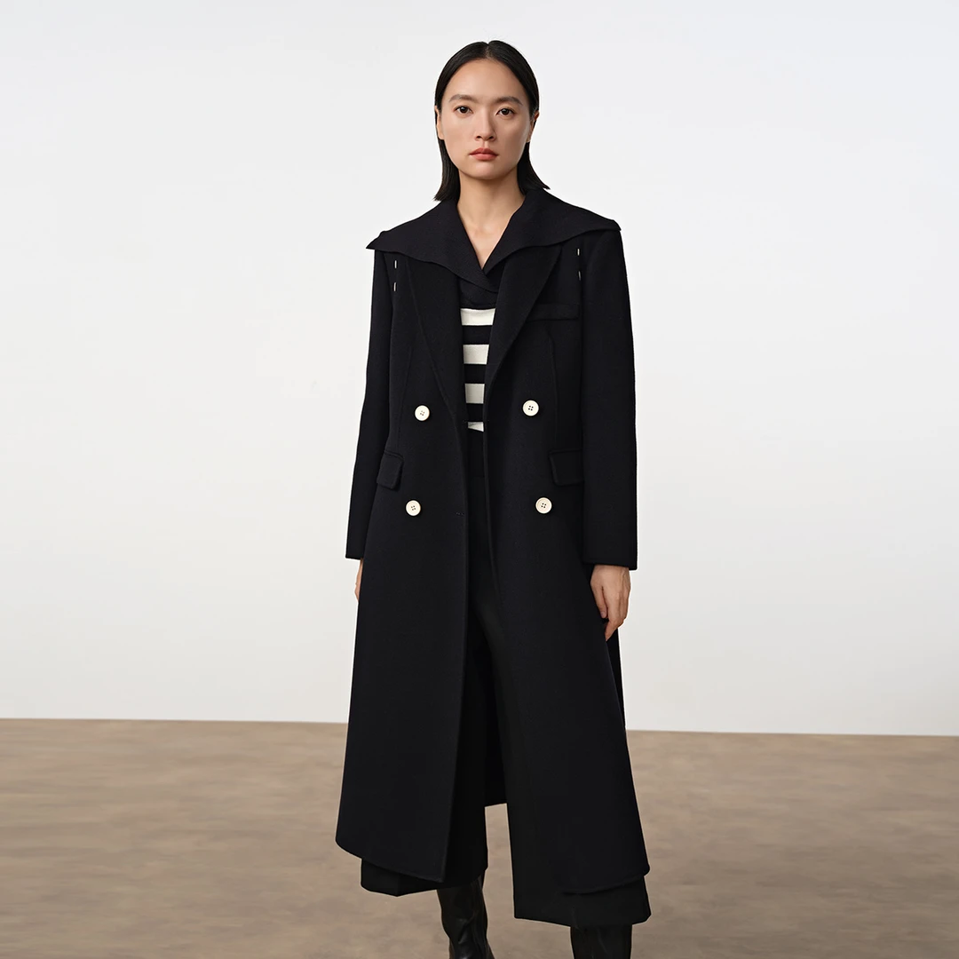 【小铃铛】秋冬新款双面呢大衣R473087