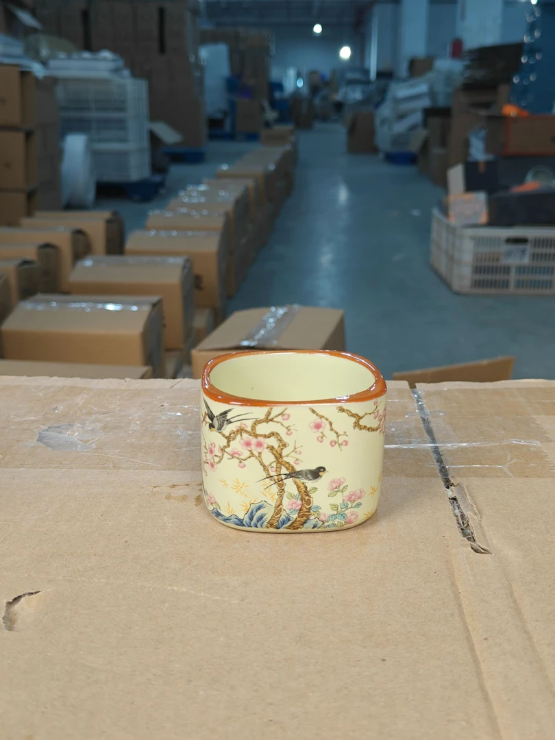 【闪购商品】汝窑陶瓷三鹊主人杯