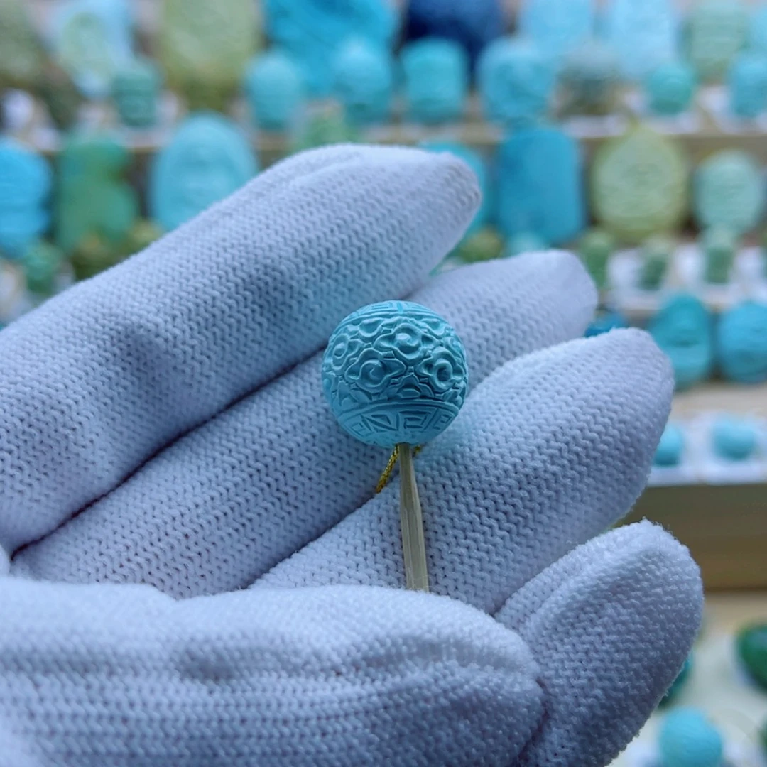 绿松石未镶嵌珠宝奇石15mm