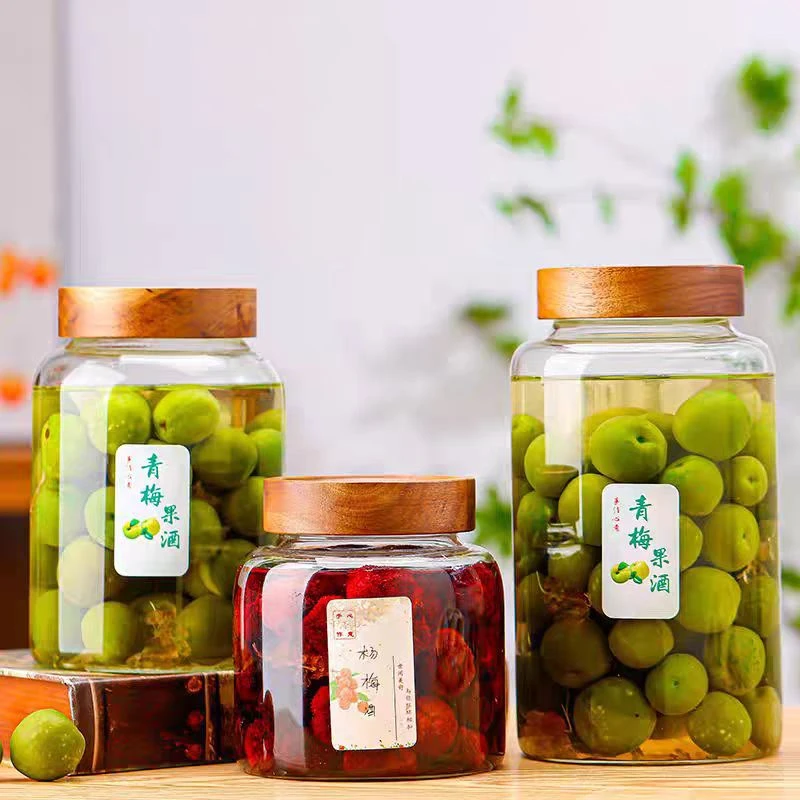 泡酒玻璃瓶专用酒瓶空瓶子食品级密封罐青梅杨梅酿果酒罐存酒容器