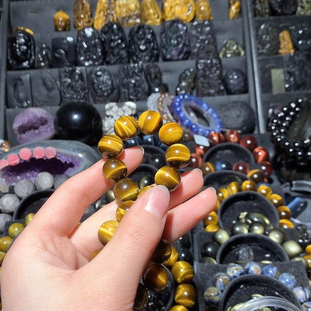 木变石手链未镶嵌蘺*¥