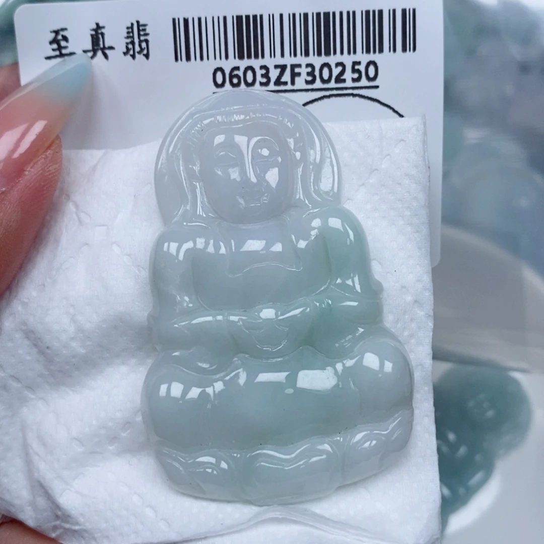 翡翠未镶嵌吊坠(不含链)噗*s